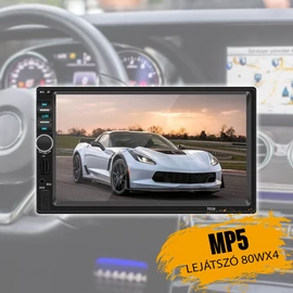 MP5 multimédiás rendszer TFT kijelzővel 7018