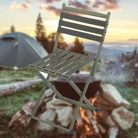 NATURE kempingszék összecsukható háttámlával 13437