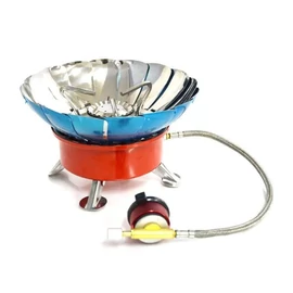 Szélálló kemping tűzhely