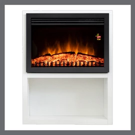 HUNOR Beta szabadonálló elektromos látványkandalló (fehér)