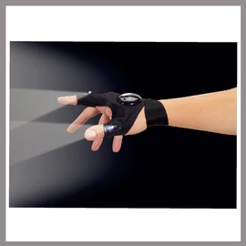 Ledes zseblámpa kesztyű - 014178