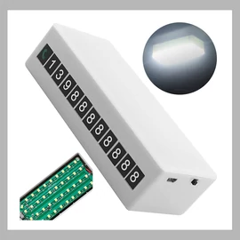 Ideiglenes Parkoló Autótelefonszám Mágneses Lámpa 12289