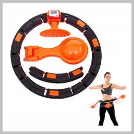 KARCSÚSÍTÓ HULA HOOP KARIKA KEREKES MASSZÁZS SMART LED SÚLYOZHATÓ 24049