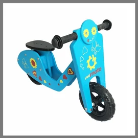 Yakimoto kid Allegro fa futóbicikli kék 5036