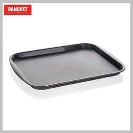 BANQUET  Műanyag tálca CULINARIA 43 x 31 x 2 cm, fekete 12824021