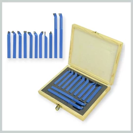 Hitman HA-0026 11 darabos esztergakés készlet 10x10 mm-es méretben
