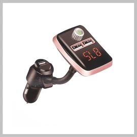 Autós FM transzmitter MP3 lejátszóval, 3 USB csatlakozóval M4Plus