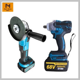 MAT-RIXX Max 2 Részes Kombinált Szerszámkészlet 2 akkuval 68V AMT-31