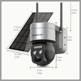 6MP PTZ HD biztonsági kamera 8X hibrid zoommal LQ32586