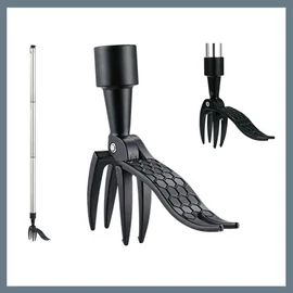 Kerti szerszám gyomláláshoz és gyommentesítéshez, fekete, 15x20x3,5cm 27306