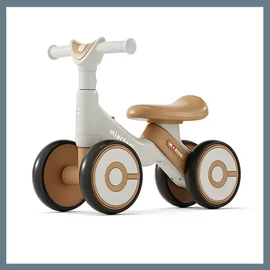 Négy kerekű, pedál nélküli kis bicikli - Fehér 601099808293309-FH