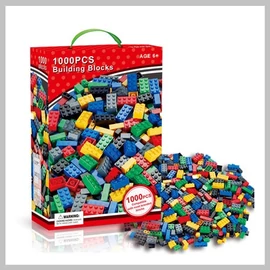 1000 darabos műanyag építőkocka szett (T) UG231893