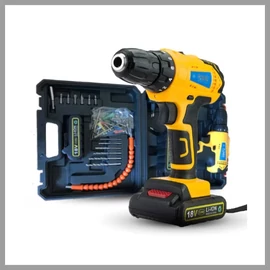 Flinke 58 részes akkumulátoros fúró és csavarozó gép 18V