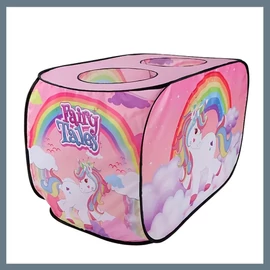 Összehajtható játszósátor gyerekeknek - Rózsaszín, Egyszarvú minta 601100250694499-E