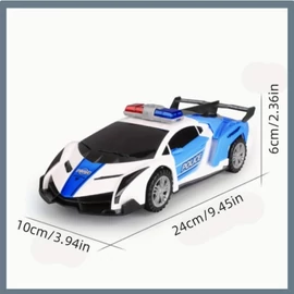 Rendőrautó játékautó – sportkocsi dizájn, 24 cm FA592551
