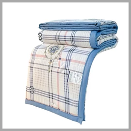 Mintás nyári takaró – Quingya stílus, virágmintás, 200x230 cm (T) LC1219602-c