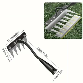 Erős Mangánacél Kerti Kapáló 5 fog AE1403517