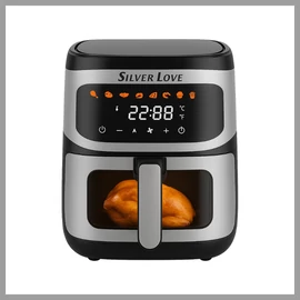 SilverLove forrólevegős sütő – 13L kapacitás, 3000W teljesítmény CY-8004