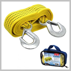 Lapos vontatókötél járművekhez 3000 kg karabinerrel 01237