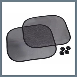 Autós napellenző – fekete, tapadókorongos, 2 db 06101