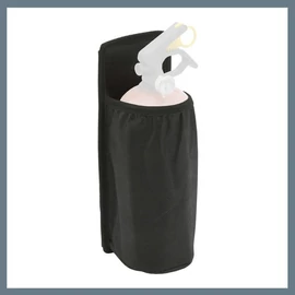 Tartó 1 kg-os tűzoltó készülékhez – tépőzáras rögzítéssel, fekete 06284