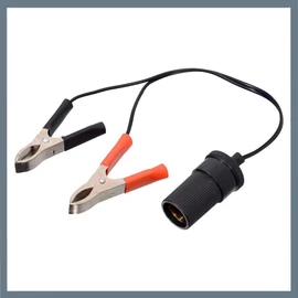 Autós akkumulátor adapter – 12/24V szivargyújtó aljzattal 07414