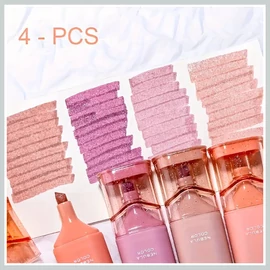 4 darabos csillámos highlighter készlet Pink Nebula DW507694-pn