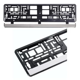 Rendszámtábla tartó VIO CHROME-BLACK CAR am61517
