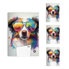 4 db vonalas füzet A5 Kutyus 791025