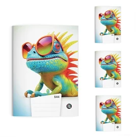 4 db vonalas füzet A5 Kaméleon 791225