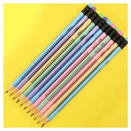 Qili 12 darabos HB Ceruzakészlet Hegyezővel – Színes és Ergonomikus KY2593422