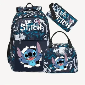 Disney Stitch 3 darabos táska szett – Hátizsák + Ebédtáska + Tolltartó UM2907055