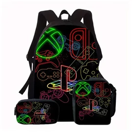 3 részes Playstation Táskaszett – Iskolatáska, Kézitáska és Tolltartó DY2064117
