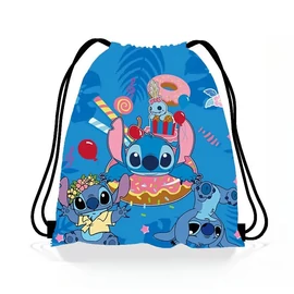 Disney Stitch Tartós Poliészter Tornazsák – Kék UX132835-K