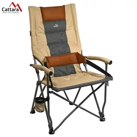 CATTARA GRANT Összecsukható Kemping Fotel  Párnázott  – 13468