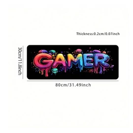 "GAMER" Mintás Gamer Egérpad – 80 x 30 cm FM2316318-2