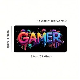 "GAMER" Mintás Gamer Egérpad – 60 x 30 cm FM2316318-3