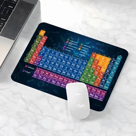 Egérpad Periódusos Rendszer Mintával – Színes, oktató jellegű dizájn YU909398-21x26