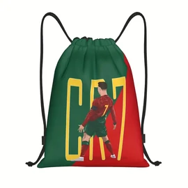 CR7 Portugál válogatott mintás húzózsinóros edzőtáska – QE2905110