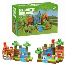150 darabos Minecraft témájú mágneses építőkészlet – QR2036130
