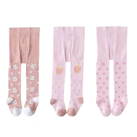 Mintás lány harisnya | 3 pár QE5550199-3