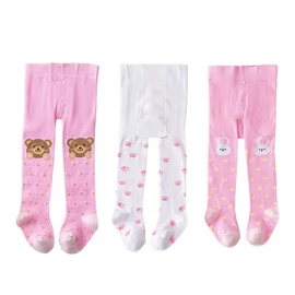 Mintás lány harisnya | 3 pár QE5550199