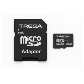TREQA microSDXC memória kártya adapterrel – 32GB SD-12-1