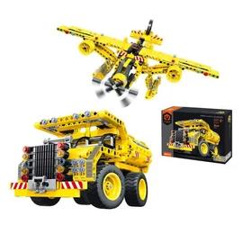 Master 2in1 dömper és repülőgép 361 részes kirakó 028872