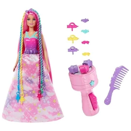 Barbie Dreamtopia hajfonó baba – színes hajfonatokkal és kiegészítőkkel 427704