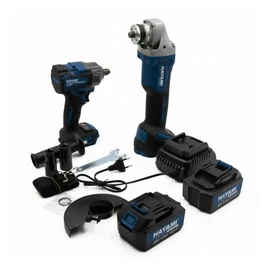 Hayami Sarokcsiszoló és ütve csavarozó készlet, 2 db 88V-os akkumulátorral HA-1017K