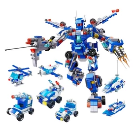 Toy Linx 7 az 1-ben Rendőrségi Építőkocka Szett KW6942834