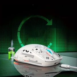 HXSJ vezeték nélküli egér fehér KH6625901