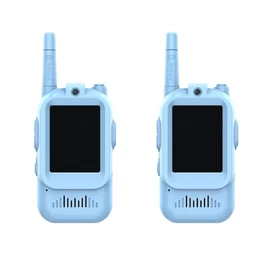 Videós Walkie-Talkie Készlet HD Kamerával és Hangváltóval (Kék) holm0858