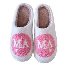 Mama feliratos téli plüss papucs NM1703158